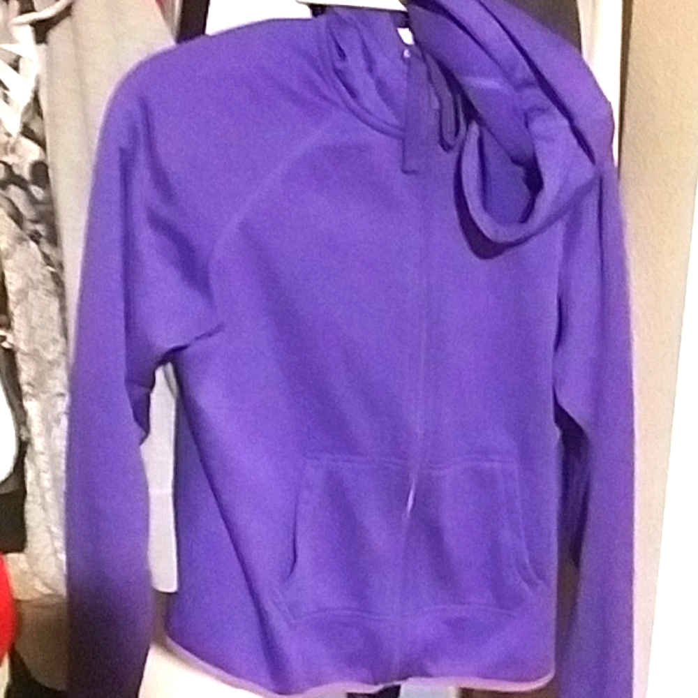 Purple Zip-up hoodie